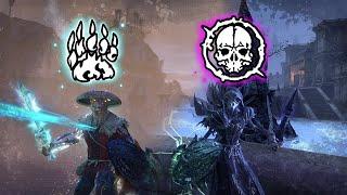 Elder Scrolls Online - Stamina Warden & Necro Outnumbered PVP