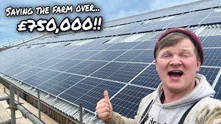 THE BIGGEST SOLAR INVESTMENT ON THE FARM EVER!!!