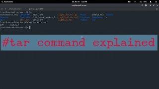 #tar command