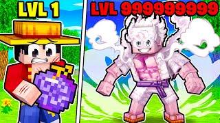 We Raced To Become Gear 5 Luffy in Minecraft