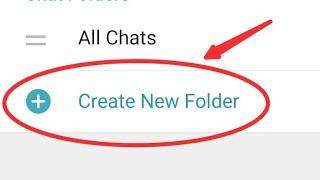 Telegram mein chat folder Kaise create Kare , how to create chat folder in telegram