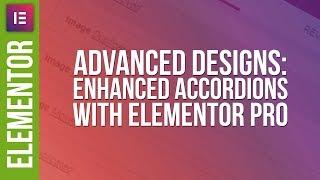 Advanced Accordion Design with Elementor Pro