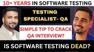 Is Software Testing Dead End Job?| Career Path for QA | How to pass Quality Assurance Interview 2024