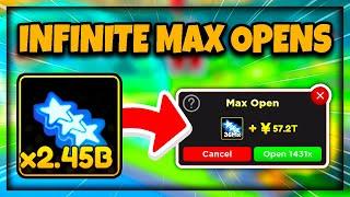 how to GET INFINITE max opens and MULTI OPEN TOKENS (Roblox Anime Fighters Simulator)