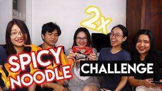 Korean Spicy Noodle Challenge x2 with le Friends!!!!