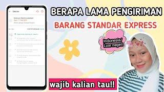 BERAPA LAMA PENGIRIMAN BARANG STANDAR EXPRESS DARI CHINA KE INDONESIA| SHOPEE LUAR NEGERI