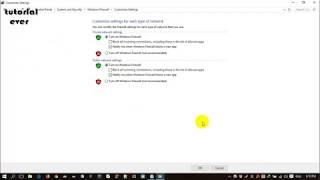 How to stop windows firewall service Tutorial | TutorialEver