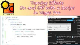 Turning Effects On or Off from a Script in VEGAS