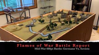 Flames of War Mid War Battle Report - German Vs. Soviet