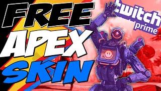 How to Get FREE APEX LEGENDS TWITCH PRIME SKIN and 5 FREE APEX PACKS  2