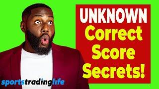 Little Known Correct Score Football Trading Tips REVEALED!