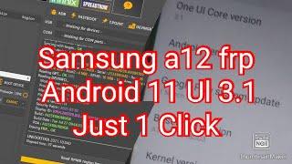 Samsung A12 A125f Frp bypass One Click,unlock tool naogaon telecom