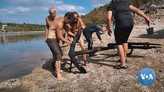 Destruction of Dam Leads to Archaeological Discoveries in Dnipro River | VOANews
