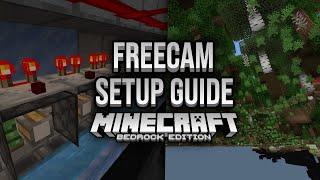 Guide to Activating Freecam / Debug Camera Mode on Minecraft Bedrock Tutorial 1.17