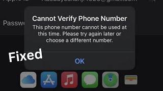 This Phone Number Cannot Be Used At This Time Try Agian Later || Cannot Verify Phone Number