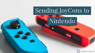 Sending Joy-Cons For Repair With Nintendo - Nintendo Switch OLED Repairs. (Joy Con Drift)