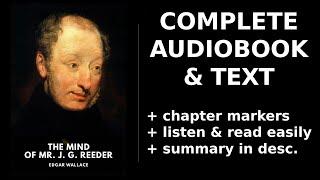 The Mind of Mr. J. G. Reeder  By Edgar Wallace FULL Audiobook