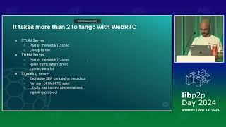 Introduction to WebRTC with libp2p - Daniel Norman