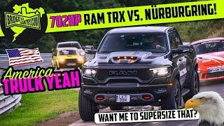 Driving a 702hp DODGE RAM TRX on the Nürburgring Nordschleife!