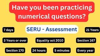 Practice numerical questions. Special Practice SERU  TFL- Mock #Seruassessmenttfl, #tfl, #phv, #seru