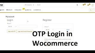 OTP login and register in  woocommerce  for free| Wordpress OTP login using Google firebase for free