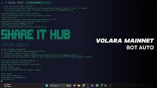 VOLARA MAINNET BOT TUTORIAL | Auto stop ( triger high Gwei ), auto running ( triger low Gwei ) #bot