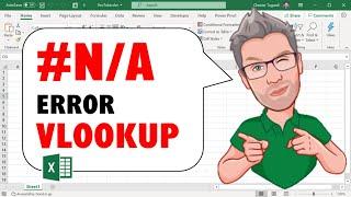 Dealing with the #N/A error in Excel VLOOKUPs