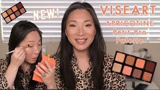 VISEART - NEW Apricotine Petit Pro Palette Review Swatches Demo