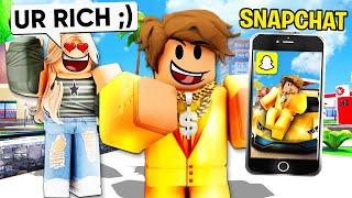 I Caught GOLD DIGGERS using ROBLOX SNAPCHAT..