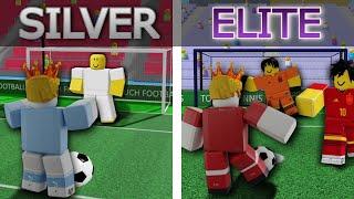 Silver VS Gold VS Pro VS Elite | Touch Football (Roblox Soccer)