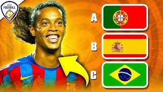 GUESS THE COUNTRY OF THE FOOTBALL PLAYER - LEGEND EDITION | FOOTBALL QUIZ 2024