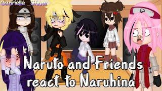 -Naruto and Friends reacts to Naruhina // Au // 5k subs special // Gabrielle _Show