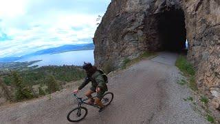 Biking the KETTLE VALLEY RAIL TRAIL from MYRA CANYON to PENTICTON, BC