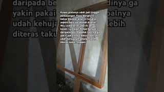 Kayu bengkere bekas blandar atap untuk kusen pintu kamar kos? Apa bisa? #tipsbangunrumah #rumahkos