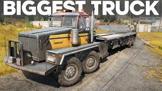 SnowRunner Biggest Truck Gameplay Western Star 6900 Twin Steer
