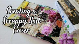 JUNK JOURNAL | Making a Journal Soft Cover Using Fabric Scraps | Episode 3