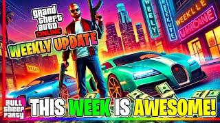 GTA V (5) ANNIVERSARY WEEK in GTA Online -  Discounts, Bonuses, Free Cars, Rewards +  GTA 5 Update