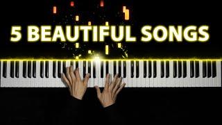 5 Красивых Песен на Пианино