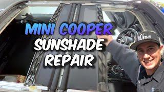 MINI Cooper Moonroof Shade Fix: DIY Repair for Sagging & Binding (2015+)