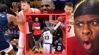 LUKA & LEBRON GOT THE 2 SEED!  LAKERS VS CLIPPERS *REACTION* LUKA WAS COOKING HARDEN 