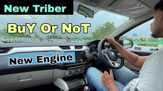 2023 Renault Triber Bs6.2 Drive Review | New Engine, Features, Price |