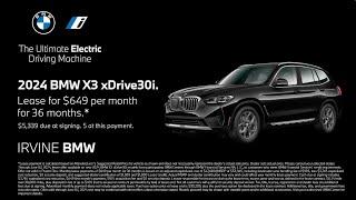 Lease a 2024 BMW X3 from Irvine BMW | Orange County