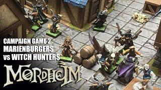 Mordheim Campaign Game 2 - Witch Hunters vs Marienburgers