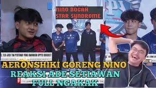 INTERVIEW TLID PANASSS AERONSHIKI GORENG NINO REAKSI ADE SETIAWAN NGAKAK PARAH MPLID S14 TLID VS AE