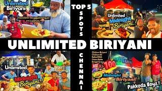 Top 5 Unlimited Biriyani Spots in Chennai | Only for Biriyani Lovers