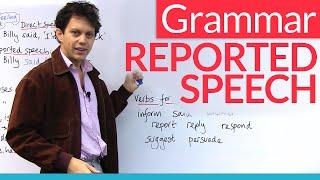 Learn English Grammar: Reported Speech (Indirect Speech)