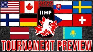 2025 IIHF WORLD JUNIOR CHAMPIONSHIPS TOURNAMENT PREVIEW!!!