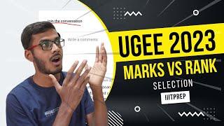 UGEE 2023 Marks Vs Rank | IIIT Hyderabad | IIITprep SUPR + REAP + SPEC