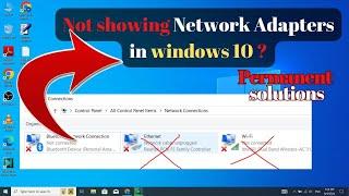 How to Get Back Missing Network Adapter from Device Manager in Windows 10/8/7