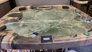 American Whirlpool / Maax Spas 890 3-6hp motors 100” x 92” 78 jets sound system cleanzone ultra UV